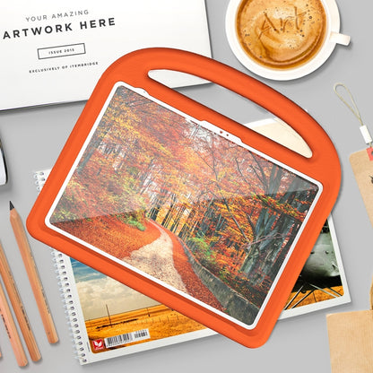 For iPad 2025 / 2022 Sparrow Style Shockproof Kickstand EVA Tablet Case(Orange) - iPad 2025 / 2022 Cases by buy2fix | Online Shopping UK | buy2fix