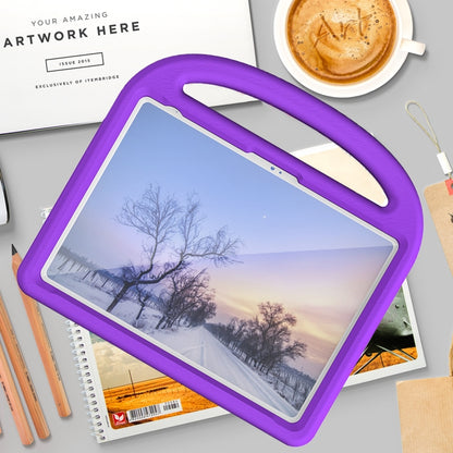 For iPad 2025 / 2022 Sparrow Style Shockproof Kickstand EVA Tablet Case(Purple) - iPad 2025 / 2022 Cases by buy2fix | Online Shopping UK | buy2fix