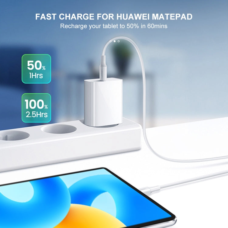PD11 Single PD3.0 USB-C / Type-C 20W Fast Charger with 1m Type-C to Type-C Data Cable, US Plug(White) by buy2fix