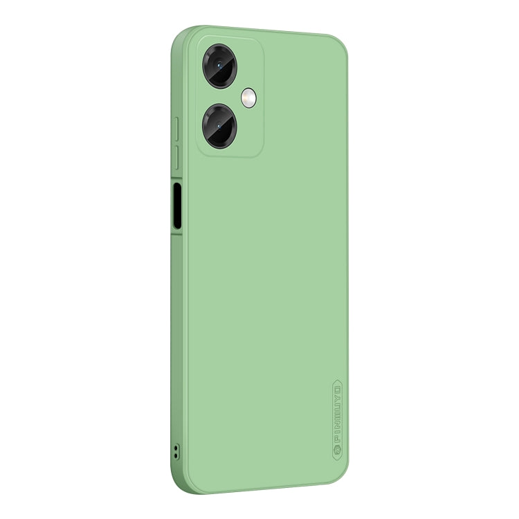 For Xiaomi Redmi Note 12 China PINWUYO Sense Series Liquid Silicone TPU Phone Case(Green) by PINWUYO