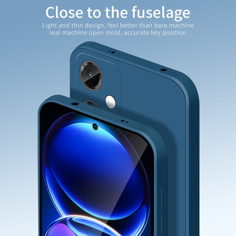 For Xiaomi Redmi Note 12 China PINWUYO Sense Series Liquid Silicone TPU Phone Case(Green) by PINWUYO