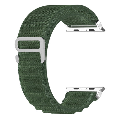 Double Color Nylon Watch Band For Apple Watch Ultra 49mm(Green) by buy2fix