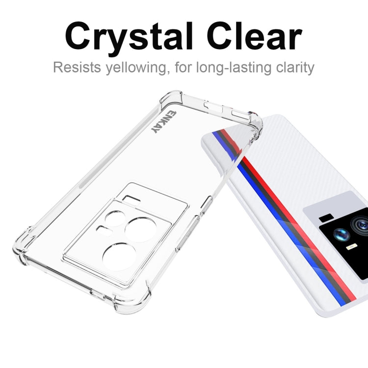 For vivo iQOO 11 5G ENKAY Hat-Prince Transparent TPU Shockproof Phone Case - vivo Cases by ENKAY | Online Shopping UK | buy2fix