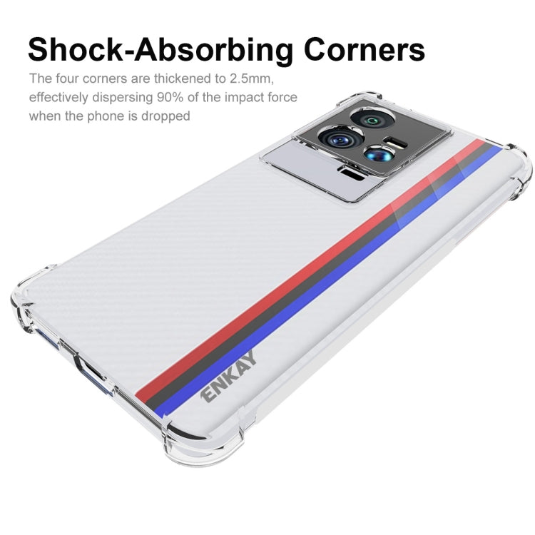 For vivo iQOO 11 5G ENKAY Hat-Prince Transparent TPU Shockproof Phone Case - vivo Cases by ENKAY | Online Shopping UK | buy2fix