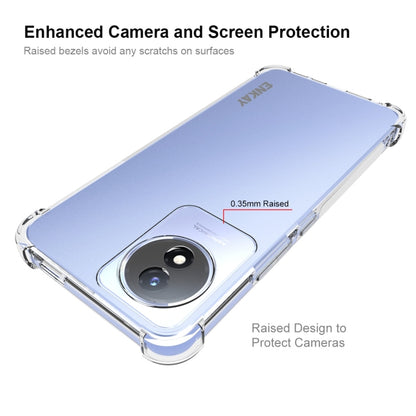 For vivo Y02 4G ENKAY Hat-Prince Transparent TPU Shockproof Phone Case - vivo Cases by ENKAY | Online Shopping UK | buy2fix
