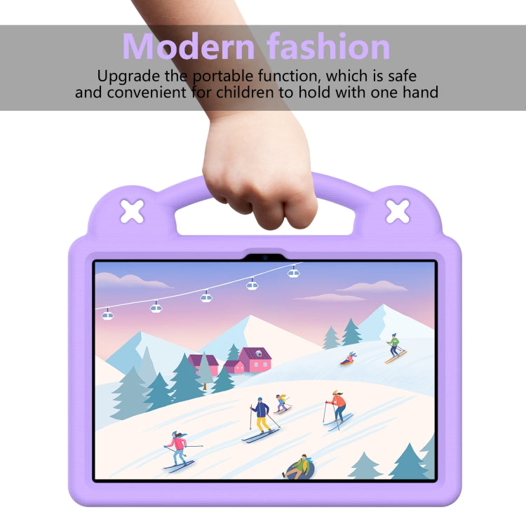 For Lenovo Tab M10 3rd Gen TB328FU / TB328XU 2022 10.1 Handle Kickstand Children EVA Shockproof Tablet Case(Light Purple) - Lenovo by buy2fix | Online Shopping UK | buy2fix