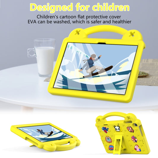 For Huawei MatePad T10S 10.1 / T10 9.7 / Honor Pad X8 10.1 Handle Kickstand Children EVA Shockproof Tablet Case(Yellow) - Honor by buy2fix | Online Shopping UK | buy2fix