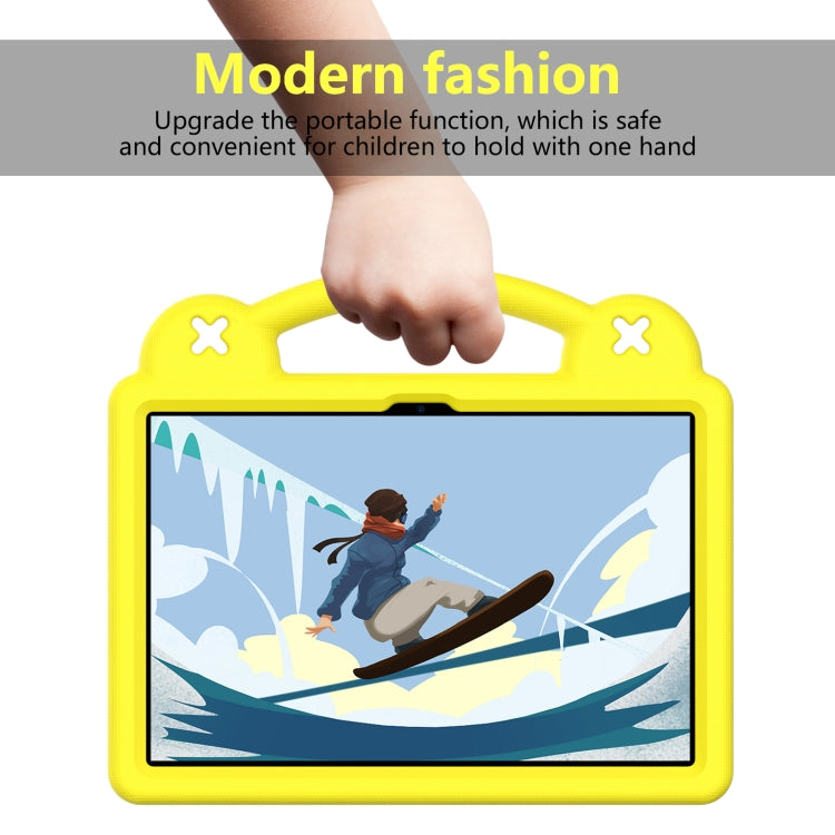 For Huawei MatePad T10S 10.1 / T10 9.7 / Honor Pad X8 10.1 Handle Kickstand Children EVA Shockproof Tablet Case(Yellow) - Honor by buy2fix | Online Shopping UK | buy2fix