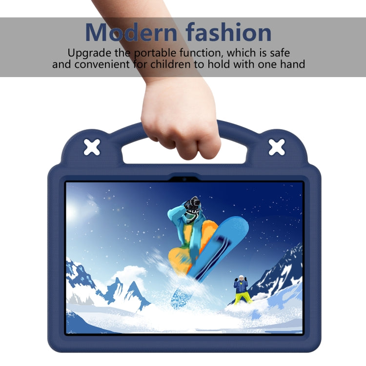 For Huawei MatePad T10S 10.1 / T10 9.7 / Honor Pad X8 10.1 Handle Kickstand Children EVA Shockproof Tablet Case(Navy Blue) - Honor by buy2fix | Online Shopping UK | buy2fix