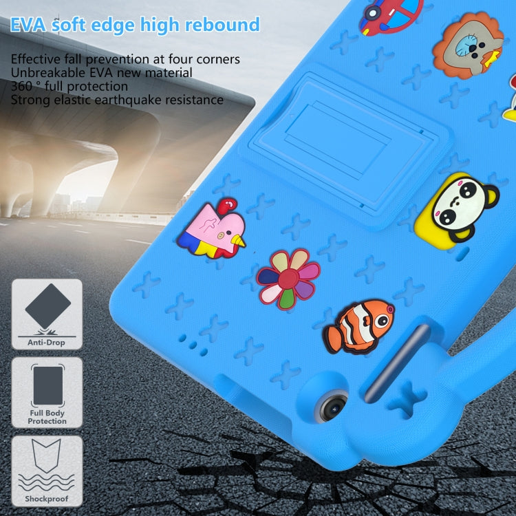 For Huawei Enjoy Tablet 2 10.1 Handle Kickstand Children EVA Shockproof Tablet Case(Sky Blue) - Huawei by buy2fix | Online Shopping UK | buy2fix