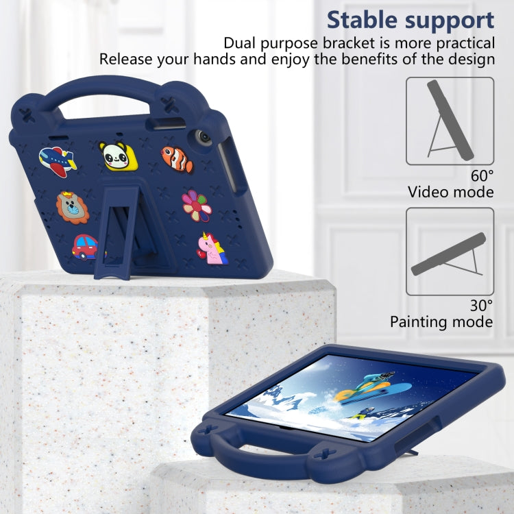 For Huawei Enjoy Tablet 2 10.1 Handle Kickstand Children EVA Shockproof Tablet Case(Navy Blue) - Huawei by buy2fix | Online Shopping UK | buy2fix