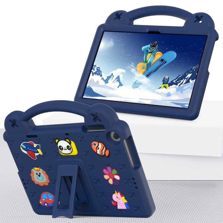For Huawei Enjoy Tablet 2 10.1 Handle Kickstand Children EVA Shockproof Tablet Case(Navy Blue) - Huawei by buy2fix | Online Shopping UK | buy2fix