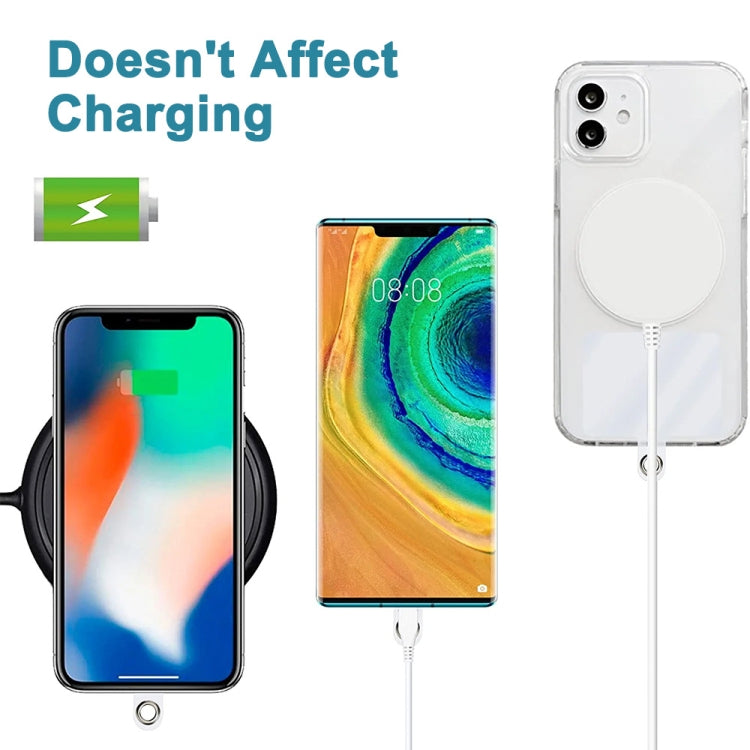 JUNSUNMAY Silicone Bracelet Mobile Phone Lanyard Loop Anti-lost Wrist Rope Universal for Phone Case(Black) - Lanyards & Wrist Straps by JUNSUNMAY | Online Shopping UK | buy2fix