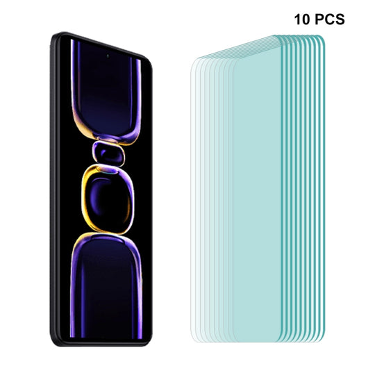 For Xiaomi Redmi K60E 10pcs ENKAY Hat-Prince 0.26mm 9H 2.5D Tempered Glass Film