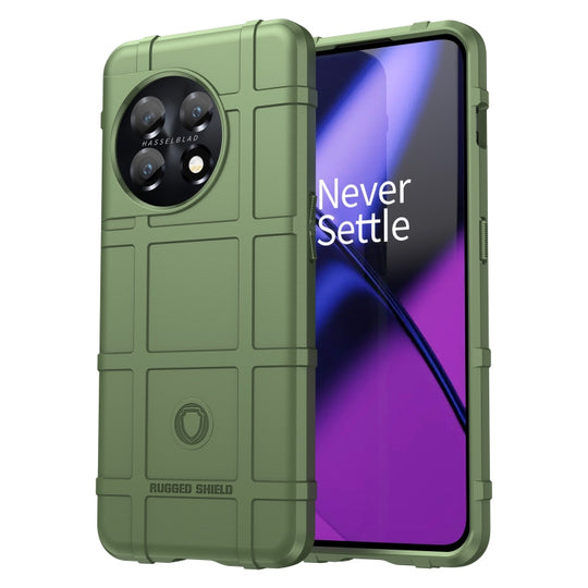 For OnePlus 11 5G Full Coverage Shockproof TPU Case(Green)