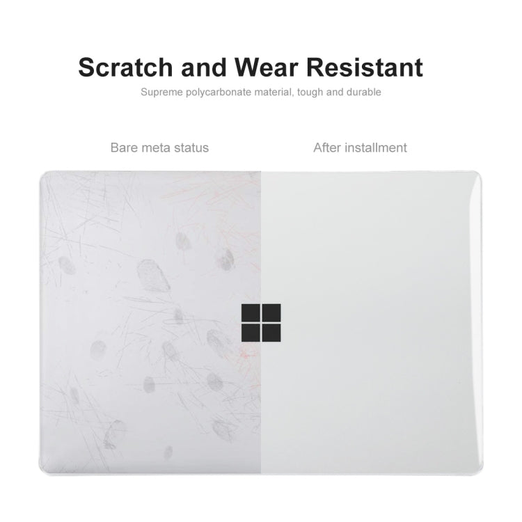 For Microsoft Surface Laptop Go 1/2 12.4 1943/2013 ENKAY Hat-Prince Shockproof Crystal Hard Case(Transparent) - Microsoft by ENKAY | Online Shopping UK | buy2fix