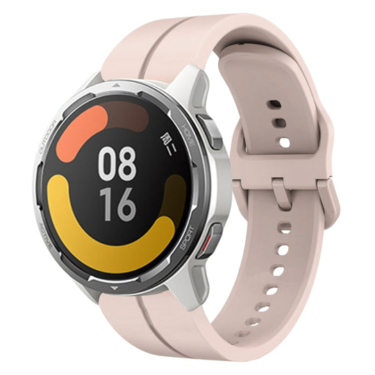 For Xiaomi MI Watch Color 2 22mm Loop Silicone Watch Band(Pink)