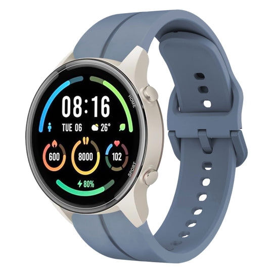 For Xiaomi MI Watch Sport 22mm Loop Silicone Watch Band(Blue)