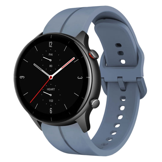 For Amazfit GTR 2e 22mm  Loop Silicone Watch Band(Blue)