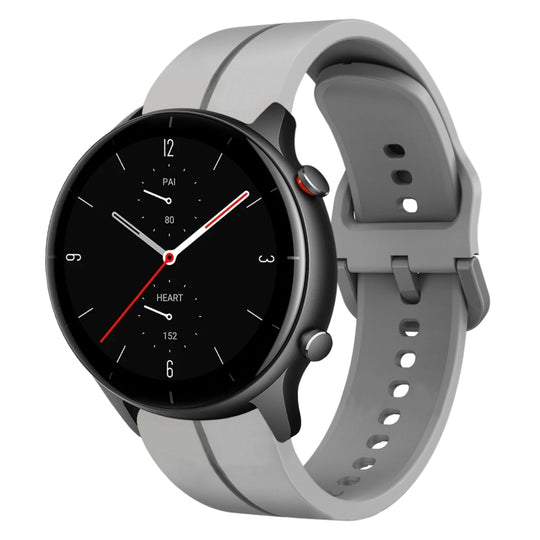 For Amazfit GTR 2e 22mm  Loop Silicone Watch Band(Grey)