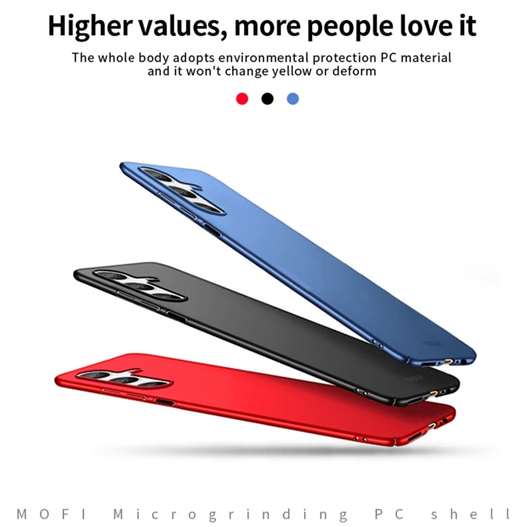 For Samsung Galaxy A25 5G MOFI Frosted PC Ultra-thin Hard Phone Case(Black) - Galaxy Phone Cases by MOFI | Online Shopping UK | buy2fix