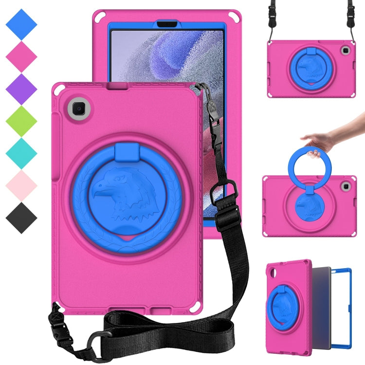 For Samsung Galaxy Tab A7 Lite T220/T225 2020 EVA Hybrid PC Shockproof Tablet Case with Frame(Rose Red) - Tab A7 Lite T220 / T225 by buy2fix | Online Shopping UK | buy2fix