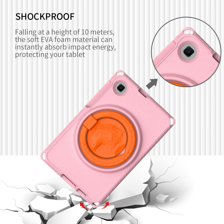 For Samsung Galaxy Tab A7 Lite T220/T225 2020 EVA Hybrid PC Shockproof Tablet Case with Frame(Pink) - Tab A7 Lite T220 / T225 by buy2fix | Online Shopping UK | buy2fix