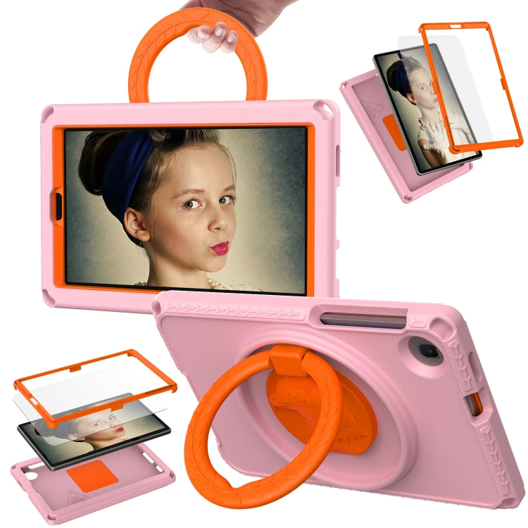 For Samsung Galaxy Tab A7 Lite T220/T225 2020 EVA Hybrid PC Shockproof Tablet Case with Frame(Pink) - Tab A7 Lite T220 / T225 by buy2fix | Online Shopping UK | buy2fix