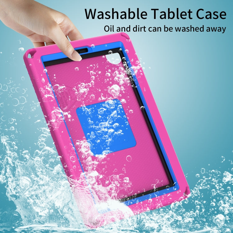 For Samsung Galaxy Tab A 8.0 T290/T295 2019 EVA Hybrid PC Shockproof Tablet Case with Frame(Rose Red) - Other Galaxy Tab PC by buy2fix | Online Shopping UK | buy2fix