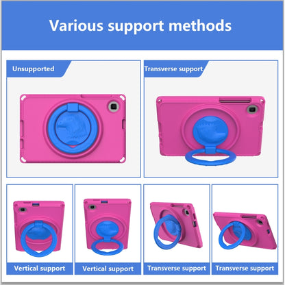 For Samsung Galaxy Tab A 8.0 T290/T295 2019 EVA Hybrid PC Shockproof Tablet Case with Frame(Rose Red) - Other Galaxy Tab PC by buy2fix | Online Shopping UK | buy2fix