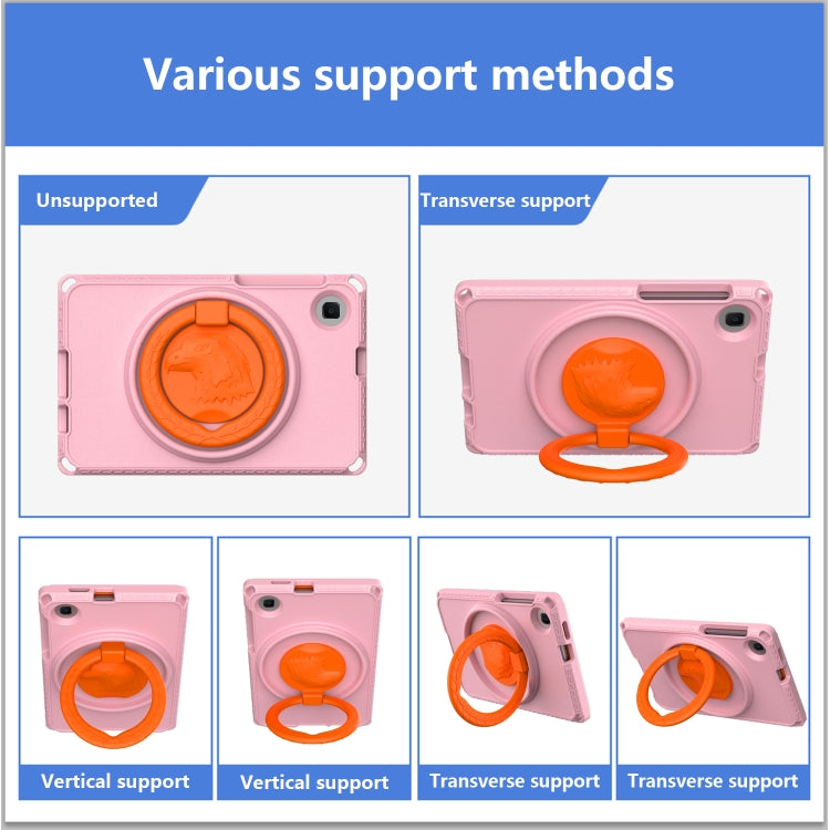 For Samsung Galaxy Tab A 8.0 T290/T295 2019 EVA Hybrid PC Shockproof Tablet Case with Frame(Pink) - Other Galaxy Tab PC by buy2fix | Online Shopping UK | buy2fix