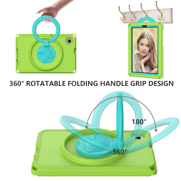 For Samsung Galaxy Tab A 8.0 T290/T295 2019 EVA Hybrid PC Shockproof Tablet Case with Frame(Grass Green) - Other Galaxy Tab PC by buy2fix | Online Shopping UK | buy2fix