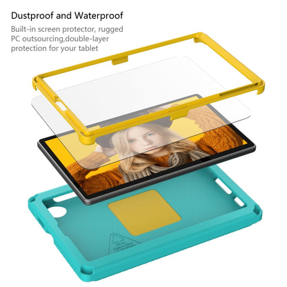 For Samsung Galaxy Tab A 8.0 T290/T295 2019 EVA Hybrid PC Shockproof Tablet Case with Frame(Glacial Green) - Other Galaxy Tab PC by buy2fix | Online Shopping UK | buy2fix