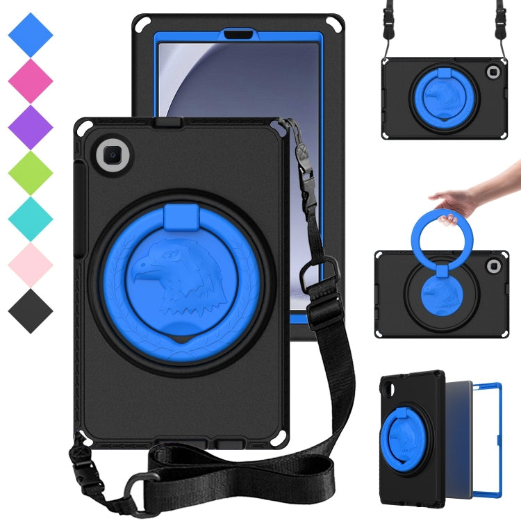 For Samsung Galaxy Tab A9 8.7 X110/X115 EVA Hybrid PC Shockproof Tablet Case with Frame(Black) - Galaxy Tab A9 by buy2fix | Online Shopping UK | buy2fix