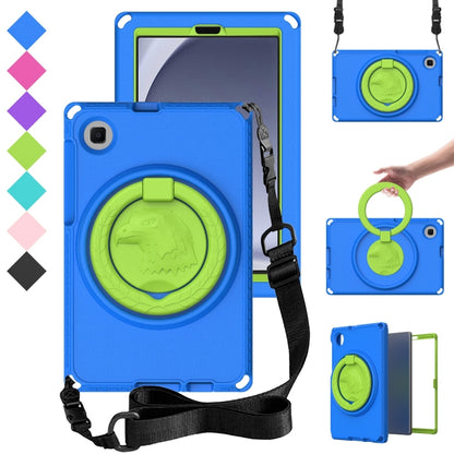 For Samsung Galaxy Tab A9 8.7 X110/X115 EVA Hybrid PC Shockproof Tablet Case with Frame(Blue) - Galaxy Tab A9 by buy2fix | Online Shopping UK | buy2fix