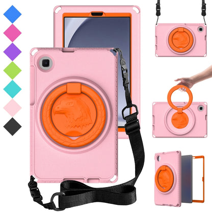 For Samsung Galaxy Tab A9 8.7 X110/X115 EVA Hybrid PC Shockproof Tablet Case with Frame(Pink) - Galaxy Tab A9 by buy2fix | Online Shopping UK | buy2fix