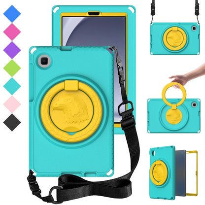 For Samsung Galaxy Tab A9 8.7 X110/X115 EVA Hybrid PC Shockproof Tablet Case with Frame(Glacial Green) - Galaxy Tab A9 by buy2fix | Online Shopping UK | buy2fix