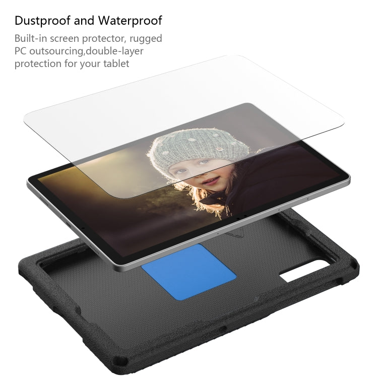 For Samsung Galaxy Tab A9+ 10.95 X210 EVA Hybrid PC Shockproof Tablet Case with Frame(Black) - Other Galaxy Tab PC by buy2fix | Online Shopping UK | buy2fix