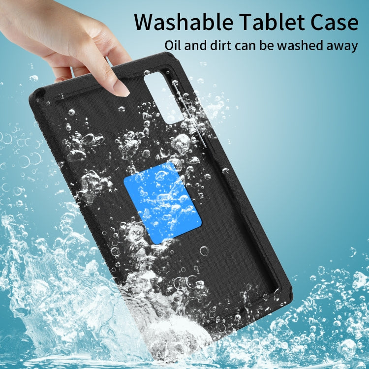 For Samsung Galaxy Tab A9+ 10.95 X210 EVA Hybrid PC Shockproof Tablet Case with Frame(Black) - Other Galaxy Tab PC by buy2fix | Online Shopping UK | buy2fix