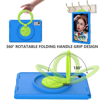 For Samsung Galaxy Tab A9+ 10.95 X210 EVA Hybrid PC Shockproof Tablet Case with Frame(Blue) - Other Galaxy Tab PC by buy2fix | Online Shopping UK | buy2fix