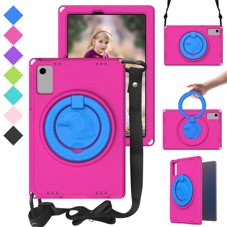 For Samsung Galaxy Tab A9+ 10.95 X210 EVA Hybrid PC Shockproof Tablet Case with Frame(Rose Red) - Other Galaxy Tab PC by buy2fix | Online Shopping UK | buy2fix