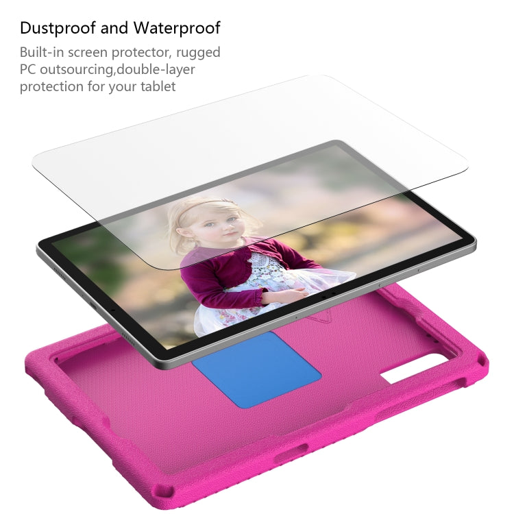 For Samsung Galaxy Tab A9+ 10.95 X210 EVA Hybrid PC Shockproof Tablet Case with Frame(Rose Red) - Other Galaxy Tab PC by buy2fix | Online Shopping UK | buy2fix