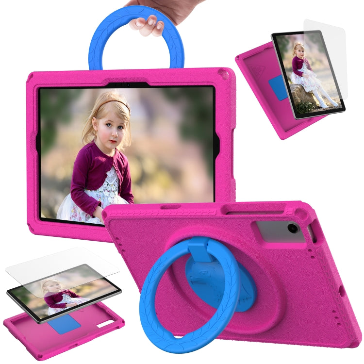 For Samsung Galaxy Tab A9+ 10.95 X210 EVA Hybrid PC Shockproof Tablet Case with Frame(Rose Red) - Other Galaxy Tab PC by buy2fix | Online Shopping UK | buy2fix