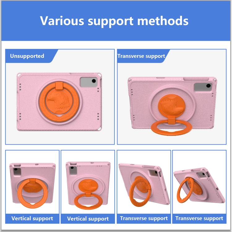 For Samsung Galaxy Tab A9+ 10.95 X210 EVA Hybrid PC Shockproof Tablet Case with Frame(Pink) - Other Galaxy Tab PC by buy2fix | Online Shopping UK | buy2fix