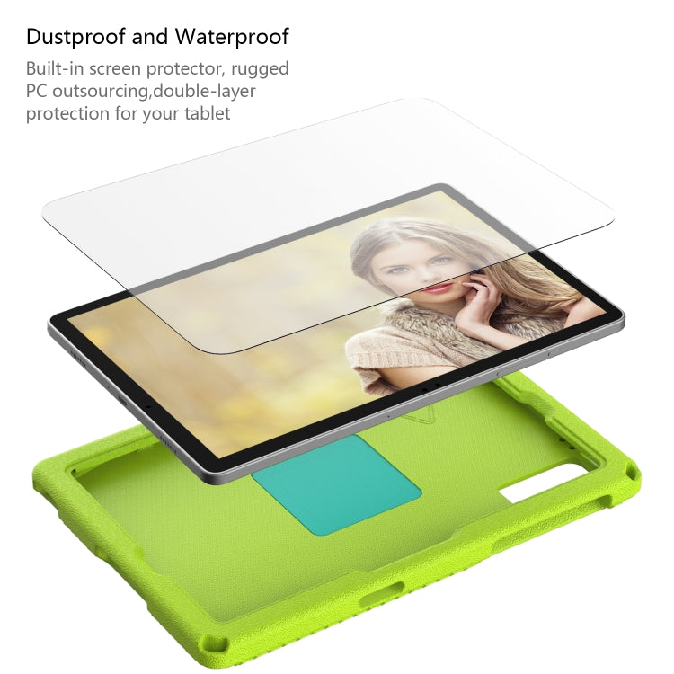 For Samsung Galaxy Tab A9+ 10.95 X210 EVA Hybrid PC Shockproof Tablet Case with Frame(Grass Green) - Other Galaxy Tab PC by buy2fix | Online Shopping UK | buy2fix