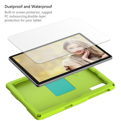 For Samsung Galaxy Tab A9+ 10.95 X210 EVA Hybrid PC Shockproof Tablet Case with Frame(Grass Green) - Other Galaxy Tab PC by buy2fix | Online Shopping UK | buy2fix