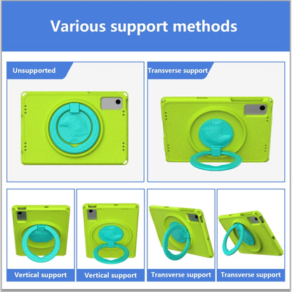 For Samsung Galaxy Tab A9+ 10.95 X210 EVA Hybrid PC Shockproof Tablet Case with Frame(Grass Green) - Other Galaxy Tab PC by buy2fix | Online Shopping UK | buy2fix