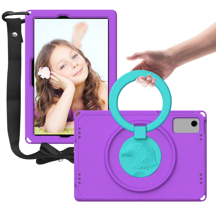 For Samsung Galaxy Tab A9+ 10.95 X210 EVA Hybrid PC Shockproof Tablet Case with Frame(Purple) - Other Galaxy Tab PC by buy2fix | Online Shopping UK | buy2fix