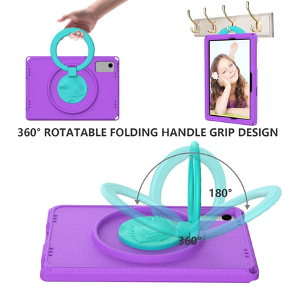 For Samsung Galaxy Tab A9+ 10.95 X210 EVA Hybrid PC Shockproof Tablet Case with Frame(Purple) - Other Galaxy Tab PC by buy2fix | Online Shopping UK | buy2fix