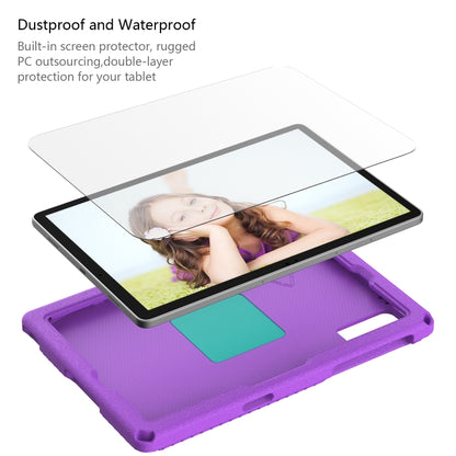 For Samsung Galaxy Tab A9+ 10.95 X210 EVA Hybrid PC Shockproof Tablet Case with Frame(Purple) - Other Galaxy Tab PC by buy2fix | Online Shopping UK | buy2fix